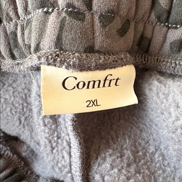 Comfrt Minimalist SET Sweat-Suit Hoodie Sweatpants Unisex 2XL Panther Grey - Picture 12 of 12